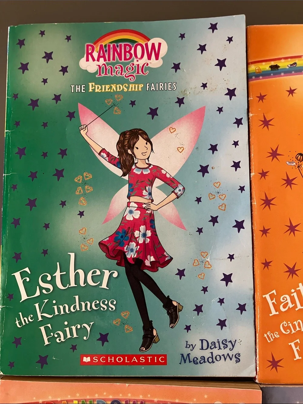 Rainbow Magic Fairy Book Set - Green, Yellow, Orange, Blue